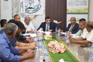 أمانة مؤتمر حضرموت الجامع تعلن دعمها الكامل لإصلاحات رئيس الحكومة وتؤكد على تمكين أبناء المحافظة من إدارة شؤونهم