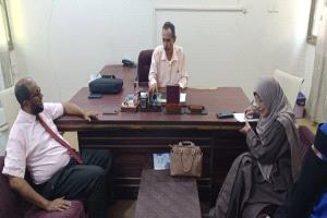 مدير عام مستشفى الأمراض النفسية والعصبية يلتقي رئيسة جامعة الريادة