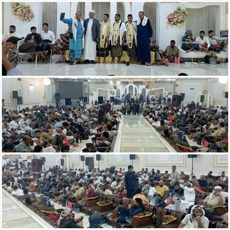 عدن تبتهج طربًا في زواج شباب المناصب