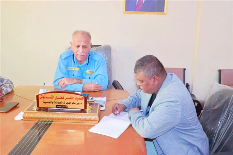 العميد نصر الشاؤوش: نطالب بسرعة توفير دفاتر الجوازات لإنجاز معاملات المواطنين