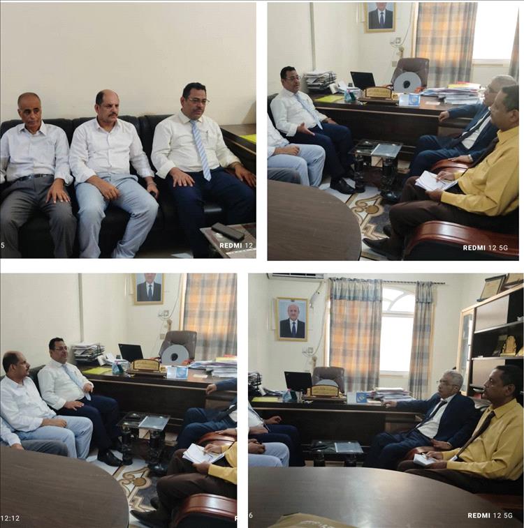 مدير كلية الشرطة حضرموت يبحث مع وكيل وزارة التعليم العالي سبل تعزيز التعاون المشترك