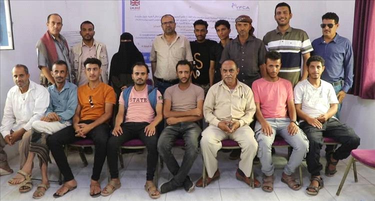 رعاية الأسرة تختتم دورتين تدريبيتين في الضالع حول إدارة المشاريع الصغيرة وبناء المهارات الحياتية