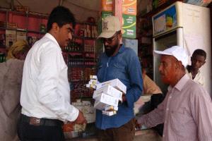 ضبط أدوية مخالفة تباع في بقالات الخوخة