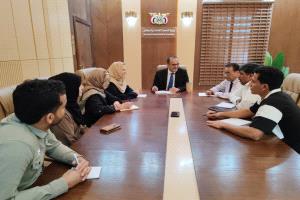 وزير الصحة يلتقي  كل من المدير القطري لمنظمة ورئيس بعثة أطباء بلا حدود البلجيكية