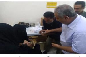 تدشين الجولة الثانية من الحملة الخاصة بشلل الأطفال في عاصمة المديرية رصد بيافع