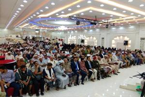 أبين تشعل قناديل الفرح بتكريم المناضل غيثان