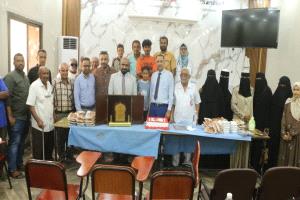 تسليم واستلام بين المدير السابق والجديد لمالية مستشفى الجمهورية عدن