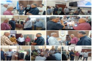 نائب محافظ عدن يطلع على نشاط هيئة المساحة الجيولوجية ويوجه الجهات المختصة في التنسيق مع الهيئة لتفادي مخاطر التقلبات المناخية