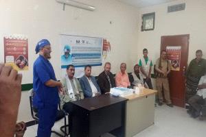 محافظ أبين يكرّم الطاقم الطبي والإداري لمخيم العيون المجاني بزنجبار ويشيد بأعماله الإنسانية