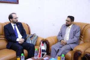 لقاء من اجل تعزيز التعاون في المجالات الاعلامية والثقافية والسياحية بين اليمن والاتحاد السويسري