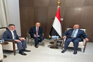 السفير الأمريكي يلتقي طارق صالح في دبي لبحث التعاون الأمني ودعم الحكومة اليمنية
