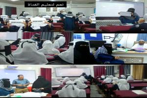 ورشة توعوية للطالبات بمدرسة ومعهد 14 أكتوبر الأهلي في المعلا