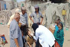 تدشين الجولة الثانية للحملة الوطنية للتحصين ضد شلل الأطفال بالمضاربة