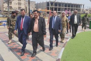 وكيلا عدن "شيخ" و"الكاف" يزوران حديقة حنين بمديرية المنصورة