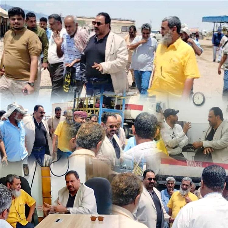 مدير عام شركة النفط بعدن يتفقد سير العمل ومستوى تنفيذ المشاريع القائمة في منشأة البريقة