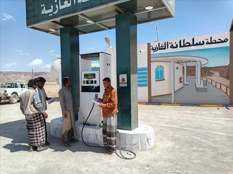 نزول ميداني على محطات تعبئة الغاز بمديرية القطن