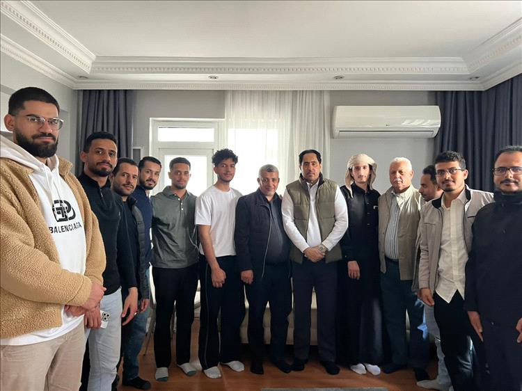 الوزير البكري يشارك في  تشييع وعزاء الشاب هيثم الزنداني في أنطاليا