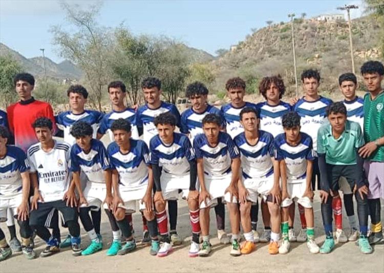 ثانوية سالم صالح رصد تفوز على ثانوية ابوبكر الصديق بافتتاحية دوري الثانويات على ملعب الصفاة بيافع