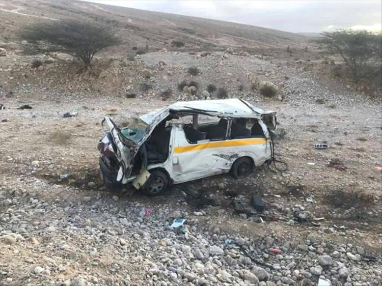 وفاة شخصين وإصابة ثلاثة في حادث انقلاب مروع بريمة