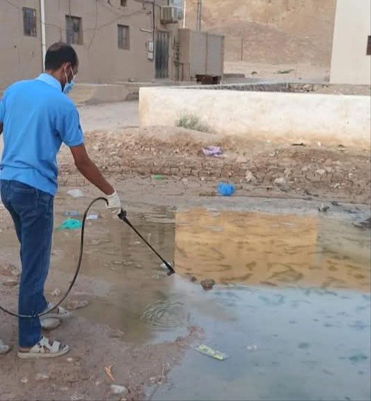 صحة وادي حضرموت تدشن حملة لمكافحة البعوض الناقل للحميات بسيئون