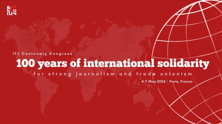 العد التنازلي للمؤتمر المئوي للاتحاد الدولي للصحفيين