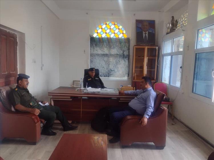 الكمالي يلتقي مدير البحث الجنائي بتعز.. والأخير يعلن عن قسم جديد للأمن السيبراني