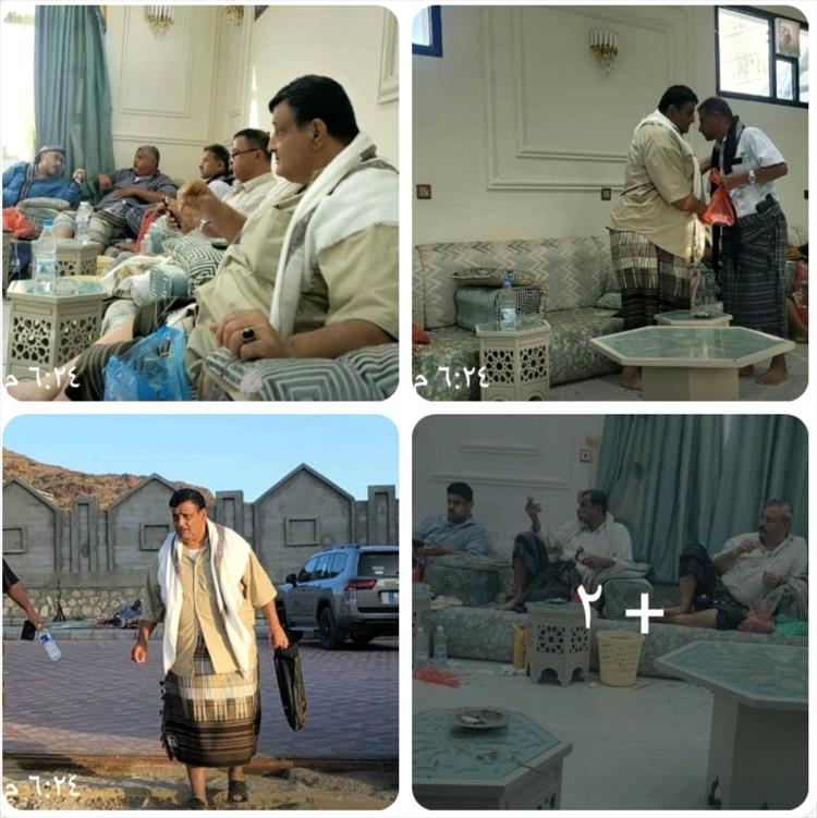 الهدار حفيظ يقدم واجب العزاء لأسرة آل(السعيدي) و آل(القفيش)