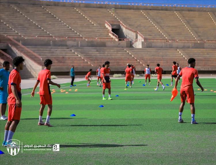 شعب حضرموت يختتم تحضيراته لمباراته الثانية في معسكر وادي حضرموت