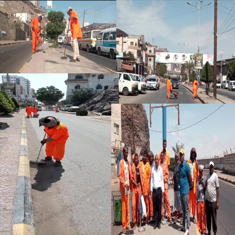 تنفيذا لتوجيهات مدير عام مديرية التواهي حملة النظافة الشاملة تحت شعار "نظافة مدينتي مسؤوليتي"