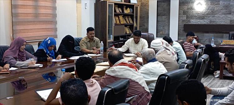 محلي الشيخ عثمان يفتتح مظاريف سبع مناقصات ضمن مشاريع البرنامج الاستثماري لعام 2026