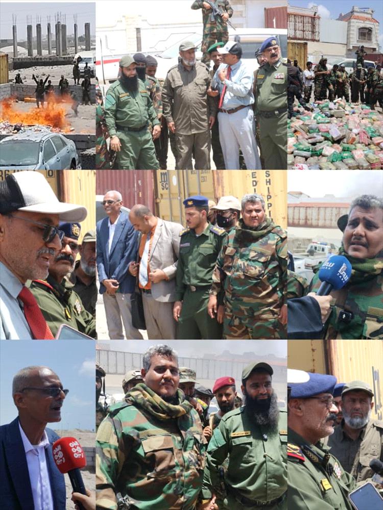 النيابة الجزائية المتخصصة تتلف كميات كبيرة من المخدرات