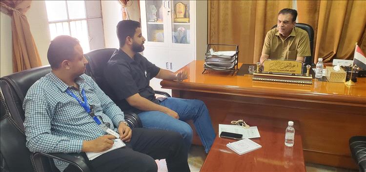 مدير عام مديرية القطن يلتقي منسق مشروع جافي لرفع الوعي بأهمية التطعيم