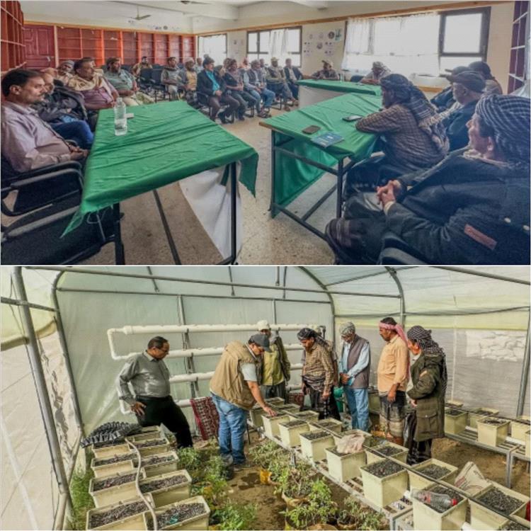 لحج: تدشين دورة تدريبية للمدربين حول تشغيل وإدارة وصيانة وحدات الزراعة المائية