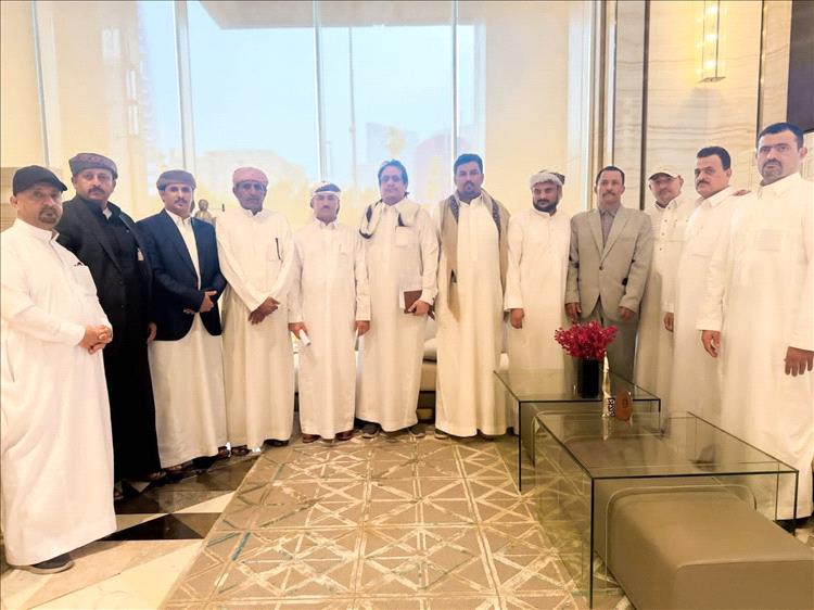 القائد صلاح الشنفرة يلتقي شخصيات من أبين وشبوة لمناقشة ترتيبات المرحلة القادمة