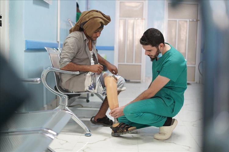 مركز الأطراف الصناعية وإعادة التأهيل بسيئون يقدم أكثر من 1300 خدمة علاجية وتأهيلية خلال شهر مارس