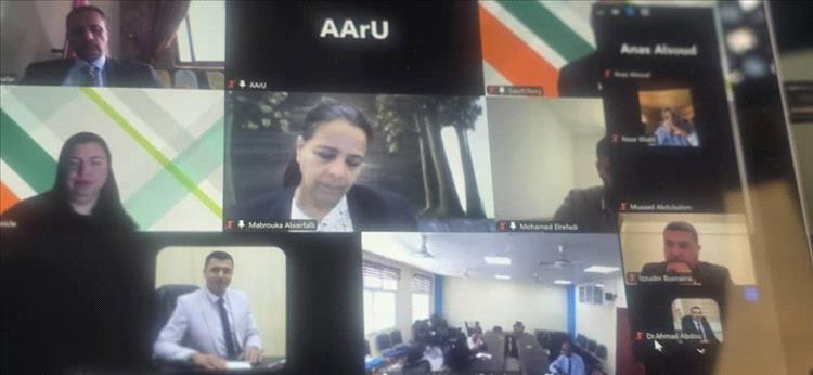 جامعة تعز تشارك في إطلاق الشراكة الاستراتيجية بين اتحاد الجامعات العربية ومنظمة "AACSB" الدولية