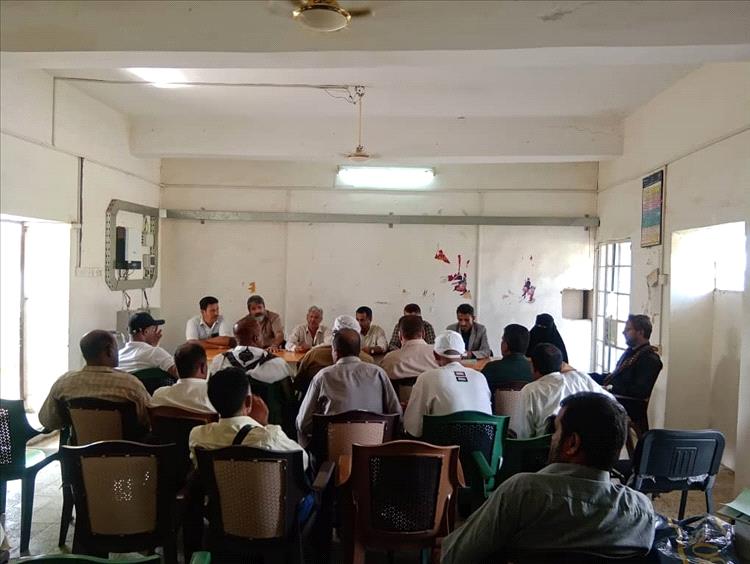 الوكيل الحمزة يترأس اجتماع تحضيري لتنفيذ النشاط الإيصالي بمحافظة أبين