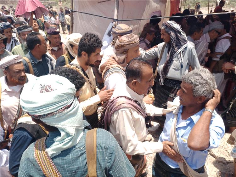 الوضيع تشهد صلحاً قبلياً ينهي خلافاً بين آل باهدى وآل حنش