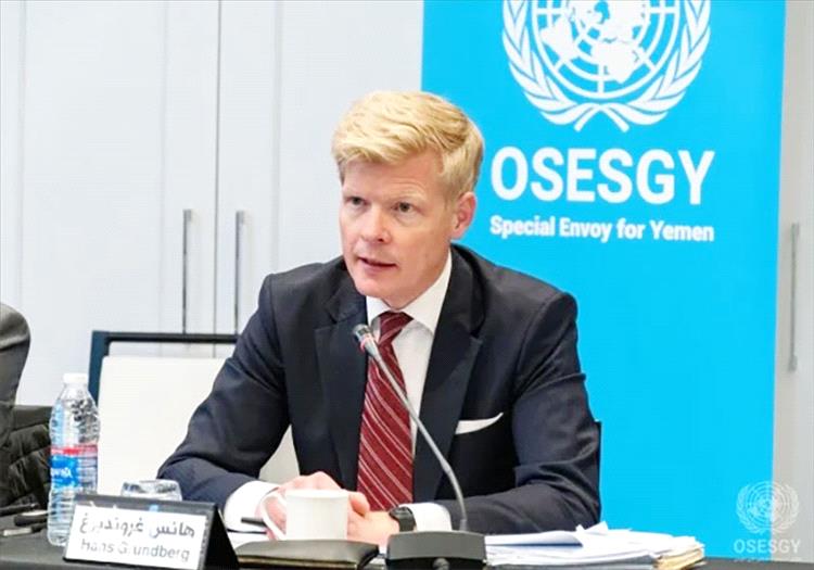 غروندبرغ يدعو إلى توحيد الموقف الدولي لدفع عملية السلام في اليمن