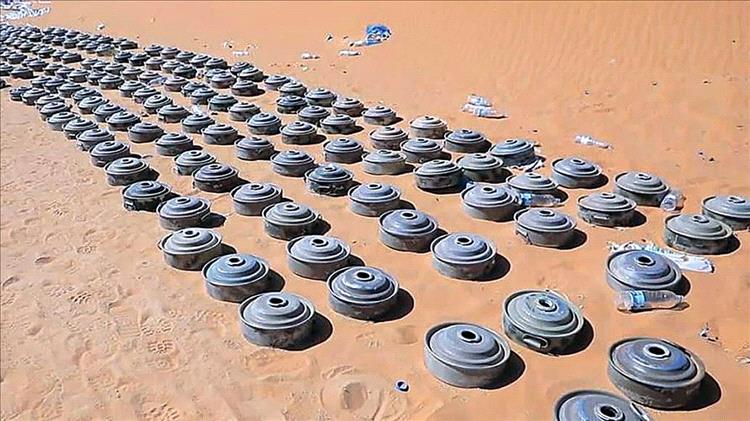 مسام ينزع 5818 لغماً وذخيرة من مخلفات الحوثيين منذ بداية أبريل