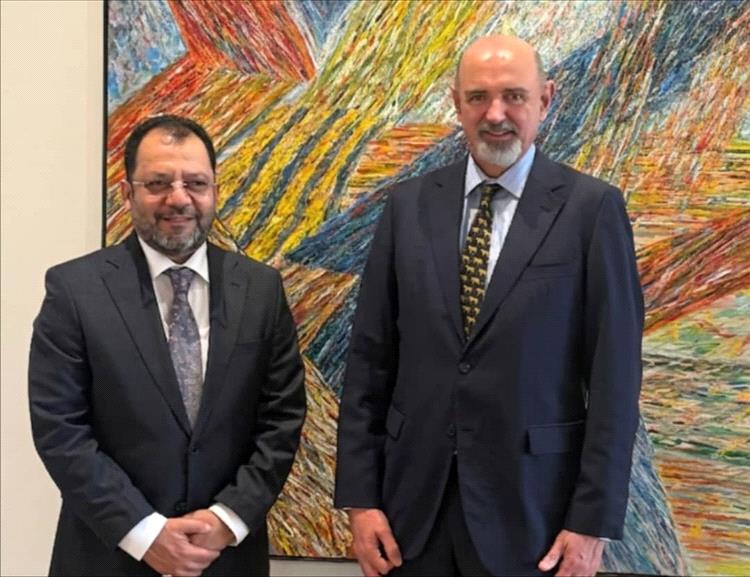 الوزير الكاف يبحث مع السفير الاسترالي تعزيز التعاون في قطاع الكهرباء