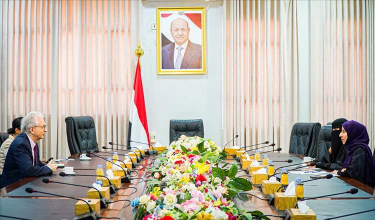 وزيرة التخطيط تبحث مع السفير الألماني تعزيز التعاون التنموي ودعم القطاعات الحيوية في اليمن