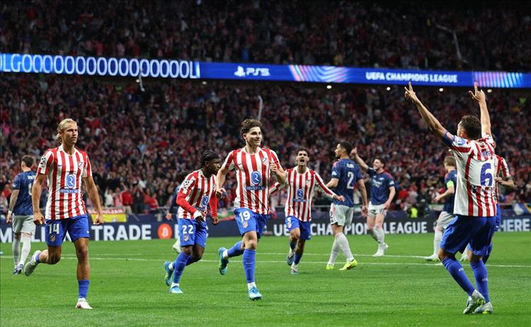 التعادل الإيجابي يحسم مواجهة أتلتيكو مدريد و آرسنال في ذهاب نصف نهائي أبطال أوروبا