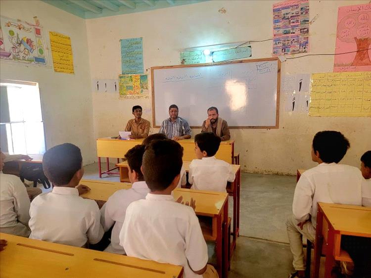 مدرسة المجد بلنف تقيم مسابقة ثقافية عامة بين جناحي المدرسة