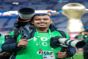 المصور اليمني "أكرم عبدالله" يضيف إنجازاً جديدًا له في مسابقات الاتحاد الدولي للصحافة الرياضية فئة المصورين الشباب AIPS