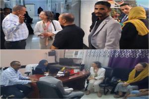 السفيرة الفرنسية تزور مجمع الميدان الصحي بمديرية صيرة في عدن