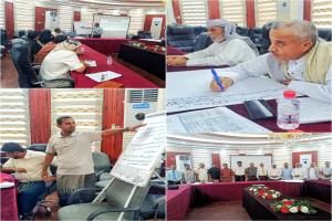 اختتام ورشة إدارة مخاطر الكوارث والتكيف المناخي بالمهرة وتعزيز العمل المؤسسي