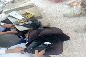 ضبط ذخائر ونواظير ليلية متطورة في منفذ شحن بمحافظة المهرة