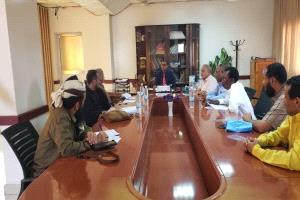 مدير عام مكتب الصحة بلحج يناقش مع منظمة أطباء بلا حدود تدخلاتها في تبن وطور الباحة