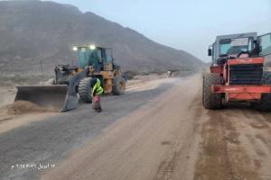 استمرار الأعمال الطارئة لمعالجة أضرار السيول في شبوة